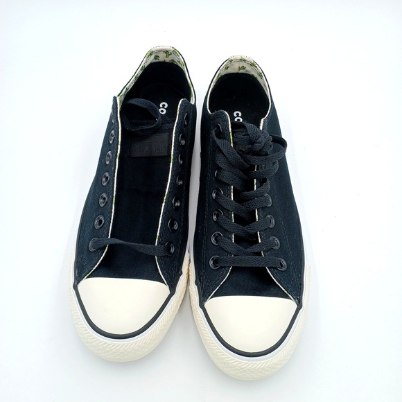 Converse Shoes Mens 8.5 Womens 10.5 Chuck Taylor All Star Low Top Sneakers Black